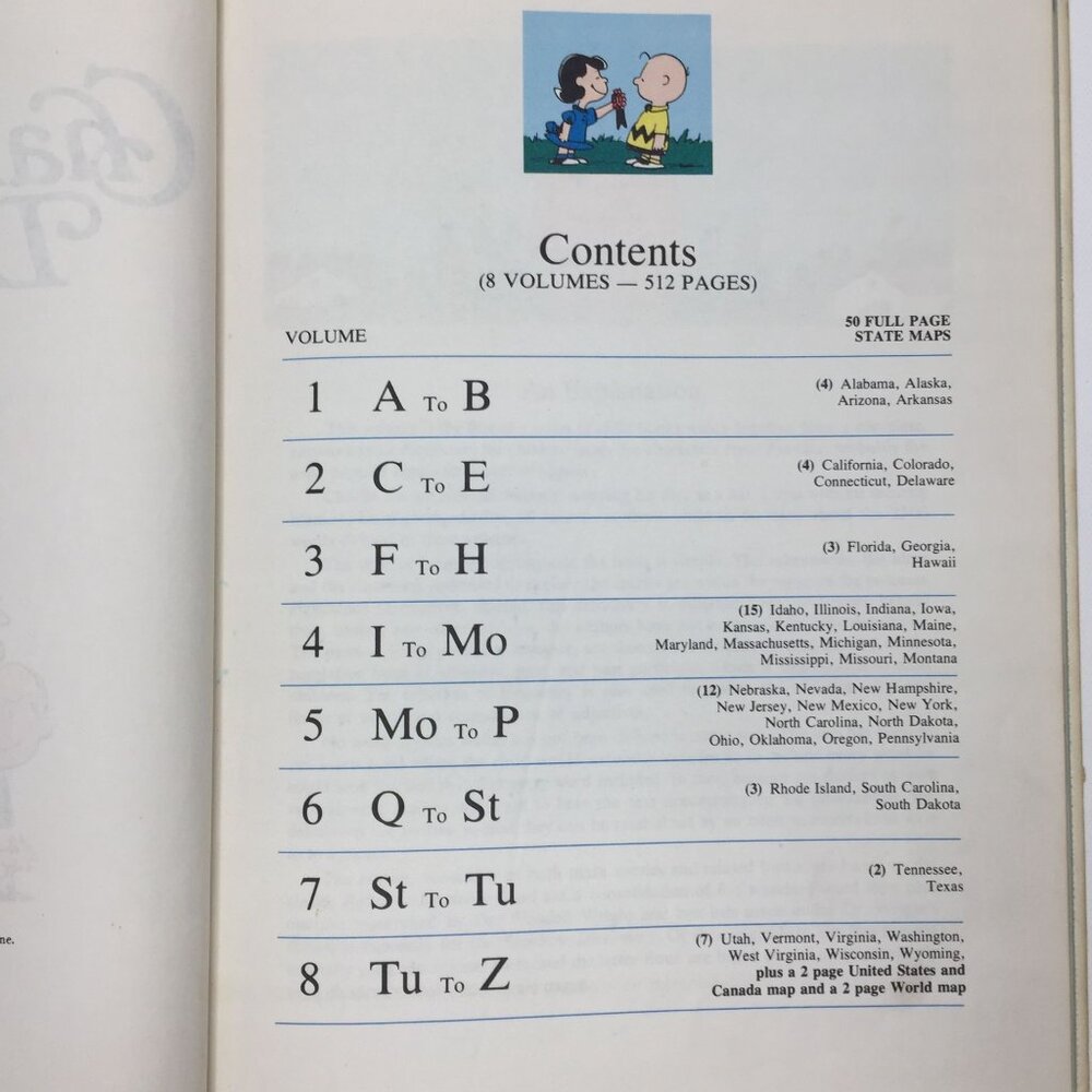 Vintage 1973 Peanuts The Charlie Brown Dictionary Incomplete Set Volumes 1-5 & 7 - Picture 3 of 16